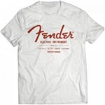 Ficha técnica e caractérísticas do produto Camiseta FENDER Electric Instruments M - BRANCO - M