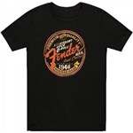 Ficha técnica e caractérísticas do produto Camiseta Fender Legendary Rock And Roll - G - PRETO