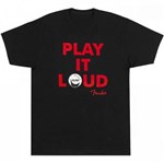 Ficha técnica e caractérísticas do produto Camiseta Play It Loud "XXG" Preta Fender