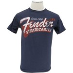 Ficha técnica e caractérísticas do produto Camiseta Since 1954 Strat Fender - XG - Azul