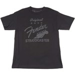 Ficha técnica e caractérísticas do produto Camiseta Strat XG Cinza Chumbo Fender