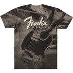 Ficha técnica e caractérísticas do produto Camiseta Telecaster Belt Print ''M'' FENDER