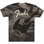 Ficha técnica e caractérísticas do produto Camiseta Telecaster Belt Print ''G'' FENDER
