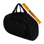 Ficha técnica e caractérísticas do produto Capa Bag Flugel Extra Luxo C/ Bolsos Cor Preto Lp Bags