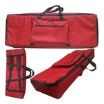 Capa Bag Para Teclado Yamaha Psr S530 Nylon Vermelho Master Luxo
