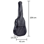 Ficha técnica e caractérísticas do produto Capa Bag Simples Para Violão Clássico Comum Impermeável Preta