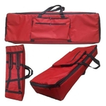 Capa Bag Master Luxo Para Teclado Behringer Umx490 Vermelho