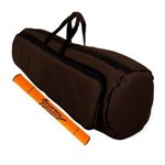 Ficha técnica e caractérísticas do produto Capa Bag Trombone Vara Extra Luxo Bolsos Cor Marrom Lp Bags
