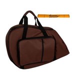 Ficha técnica e caractérísticas do produto Capa Bag Trompa Extra Luxo Bolsos Marrom Lp Bags