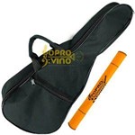 Capa Bag Ukulele Concert Luxo Simples Protection Bags + Flanela - Lp Bags