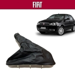 Ficha técnica e caractérísticas do produto Capa do Freio Mão Fiat Palio G3 2010 Costura Preta