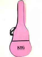 Ficha técnica e caractérísticas do produto Capa para Violão Classico King Musical Simples Rosa