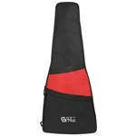 Capa para Violão em Nylon 600 Vermelho com Preto Soft Case