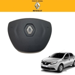 Ficha técnica e caractérísticas do produto Capa Buzina Logan 2014 a 2018 Original Renault