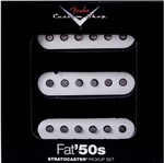 Ficha técnica e caractérísticas do produto Captadores para Guitarra FAT '50 STRAT Branco FENDER