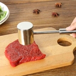 Ficha técnica e caractérísticas do produto Carne Tender Riser a?o inoxid¨¢vel Dupla Face Beef Martelo Pounder Household