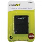 Ficha técnica e caractérísticas do produto Cartão de Memória Playstation2 16MB Preto FXMC16 FLEX - 106