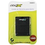 Ficha técnica e caractérísticas do produto Cartão de Memória Playstation2 16mb Preto Fxmc16 - Flex