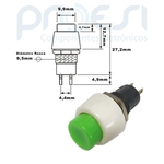 Ficha técnica e caractérísticas do produto Chave Push Button DS-450 - L/D - 2 Terminais - com Trava- Verde