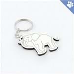 Ficha técnica e caractérísticas do produto Chaveiros Personalizados - Mdf Branco - Animais - Elefante