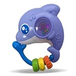 Ficha técnica e caractérísticas do produto Chocalho Amiguinhos do Mar com Luz e Som - Golfinho - Zoop Toys