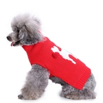Ficha técnica e caractérísticas do produto Coat para Animais Aqueça Brasão Dog Pet alta Neck Sweater para o desgaste do inverno do Natal