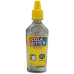 Ficha técnica e caractérísticas do produto Cola com Glitter Tubo 35g. Prata