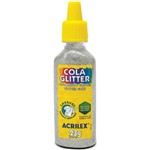 Ficha técnica e caractérísticas do produto Cola com Glitter Tubo 23G. Prata - Acrilex
