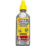 Ficha técnica e caractérísticas do produto Cola Glitter 35 Gramas - Prata - Acrilex