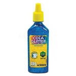 Ficha técnica e caractérísticas do produto Cola Glitter 35g Acrilex Azul 204