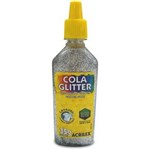 Ficha técnica e caractérísticas do produto Cola Glitter Tubo 35g Prata