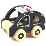 Ficha técnica e caractérísticas do produto Coleção Carrinho Polícia em Madeira