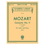 Ficha técnica e caractérísticas do produto Concerto P/ Violino Nº 5 em Lá Maior, K.219 - Mozart - Sam Franko - Schirmer's Library