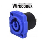 Ficha técnica e caractérísticas do produto Conector de Ac-in de Painel - Wireconex - Azul Wc 1823 Inp Bl Pbl Wireconex