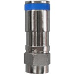 Ficha técnica e caractérísticas do produto Conector F Rg6 Comp. Banda Azul Loud 10 Unid 17029 Loud