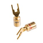 Ficha técnica e caractérísticas do produto Conector Plug Forquilha Combicon Supra Cables (2 Pares)