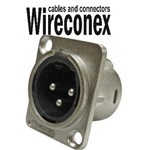 Conector Xlr Macho Painel Wireconex Wc 822/3p MP