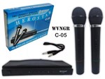 Ficha técnica e caractérísticas do produto Conjunto com 2 Microfones Sem Fio e Receptor Wvngr C-05 - Wvncr