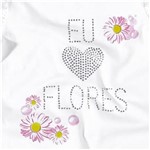 Ficha técnica e caractérísticas do produto Conjunto eu Amo Flores Blusa e Saia - Malwee - Rosa