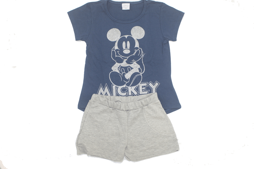 Ficha técnica e caractérísticas do produto Conjunto Infantil Mickey - Disney (Azul, 8)