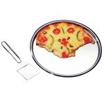 Ficha técnica e caractérísticas do produto Conjunto para Pizza em Aço Inox 2 Peças - Zanella
