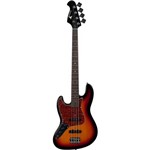 Ficha técnica e caractérísticas do produto Contrabaixo Canhoto Eagle Sjb006 Jazz Bass 4 Cordas - Sunburst