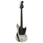 Contrabaixo Fender 030 1082 - Squier Mikey Way Mustang Bass - 517 - Flake Silver Sparkle