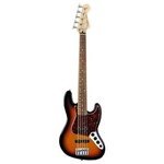Ficha técnica e caractérísticas do produto Contrabaixo Fender 013 6860 Deluxe Active Jazz Bass V Brown Sunburst