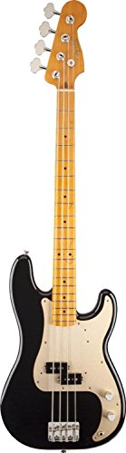 Ficha técnica e caractérísticas do produto Contrabaixo Fender 014 0064 - 50S Precision Bass Lacquer MN - 706 - Black