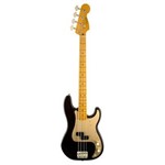 Ficha técnica e caractérísticas do produto Contrabaixo Fender 014 0064 50s Precision Bass Lacquer MN Black