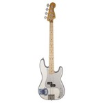 Ficha técnica e caractérísticas do produto Contrabaixo Fender 014 1032 Sig Series Steve Harris Precision Bass Olympic White Stripe