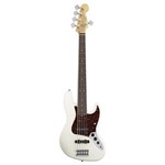 Ficha técnica e caractérísticas do produto Contrabaixo Fender 019 3750 Am Standard Jazz Bass V RW Olympic White