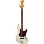 Ficha técnica e caractérísticas do produto Contrabaixo Fender - 60s Jazz Bass Lacquer PF - Olympic White
