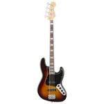 Ficha técnica e caractérísticas do produto Contrabaixo Fender - Am Elite Jazz Bass - 3-color Sunburst